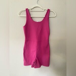 Yogalicious LUX core endurance pink Onesie Size Small